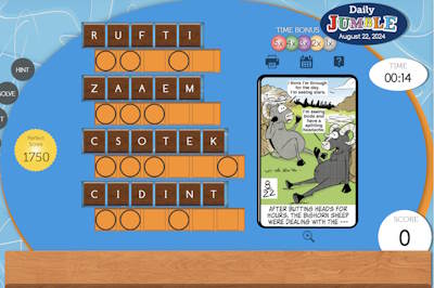 Jumble Daily Puzzle